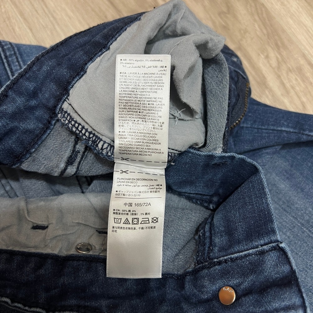 GAP Sculpted Legging Jeans Womens Size 6 Blue Skinny Stretch Denim - Picture 10 of 12